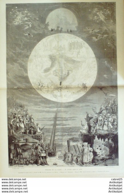 Le Monde illustré 1875 n°970 Boulogne (62) Lyon (69) Toulon (83) Cuirassé Le Magenta Autriche Steinf
