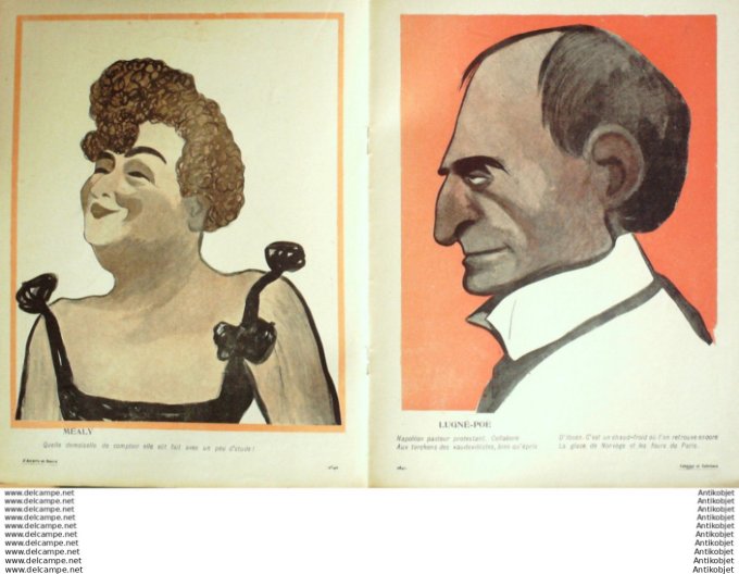 L'Assiette au beurre 1904 # 158 Cabotins & Cabotines Camara