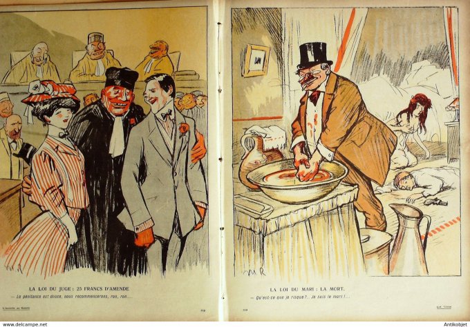 L'Assiette au beurre 1907 n°333 Les cocus Radiguet