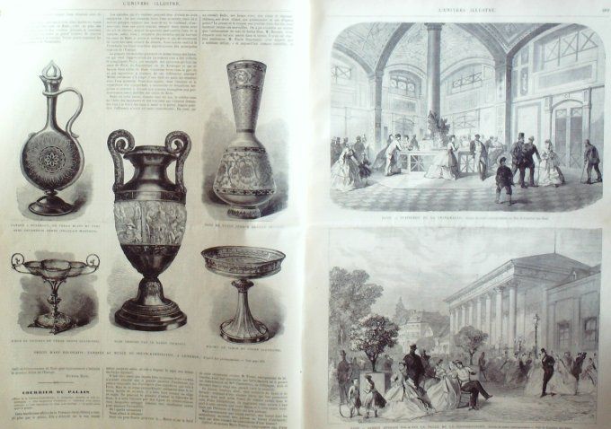 L'Univers illustré 1868 # 706 Inde Oudipour Ranah Meywar Vienne Amiens (80) Allemagne Bade