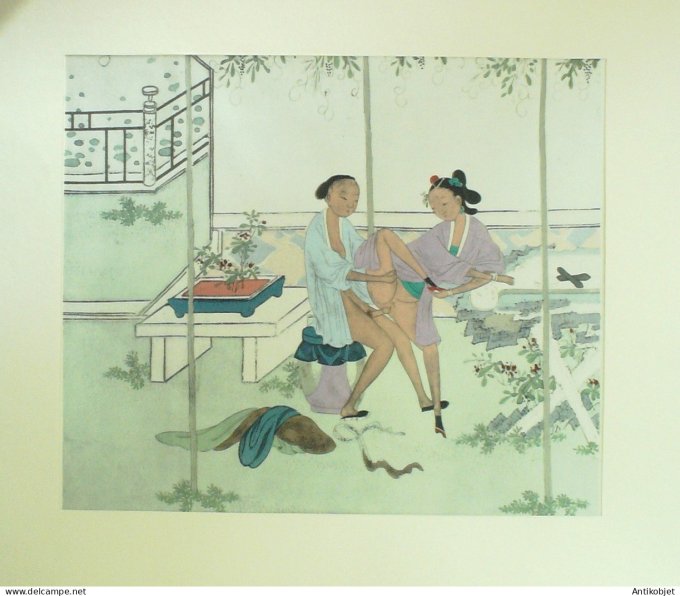 Estampe Chinoise scène érotique 7