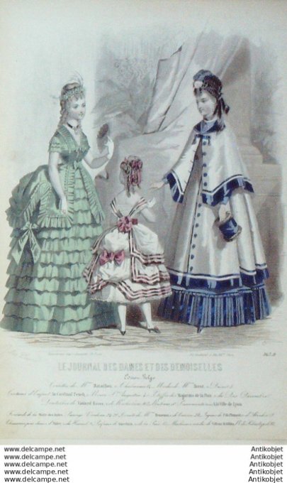 Journal des Dames Demoiselles 1869 # 947b (Maison Bataillon)