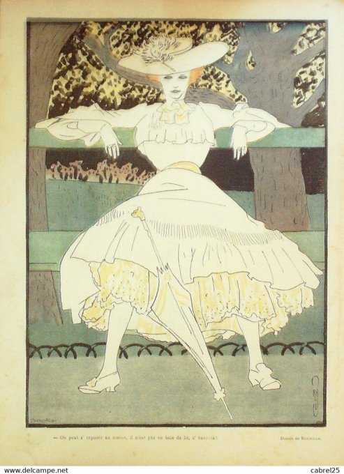 Le Rire 1904 n° 77 Roubille Bac Grandjouan Nob Poulbot Wély Meunier