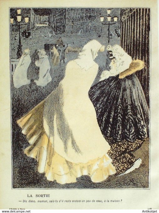 L'Assiette au beurre 1905 # 203 Le bal à l'Hôtel de ville Grandjouan