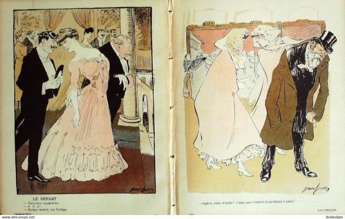L'Assiette au beurre 1905 # 203 Le bal à l'Hôtel de ville Grandjouan