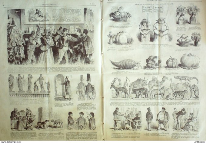 Le Journal Amusant 1870 #  754 Lyon par Gilbert Randon,