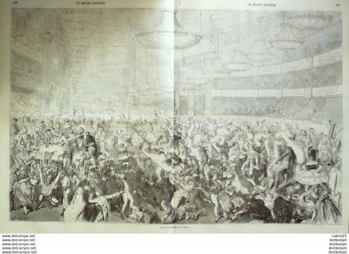 Le Monde illustré 1858 n° 48 Inde Pristna Seyssel (69) Sèten(34) Bayonne (64) Crimée Sébastopol
