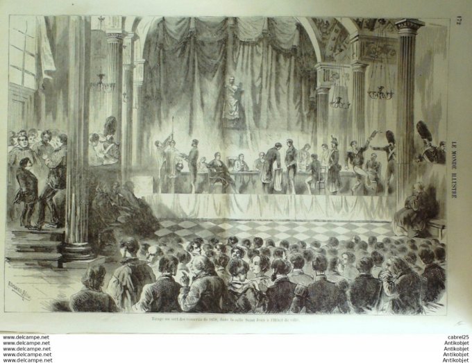 Le Monde illustré 1858 n° 48 Inde Pristna Seyssel (69) Sèten(34) Bayonne (64) Crimée Sébastopol