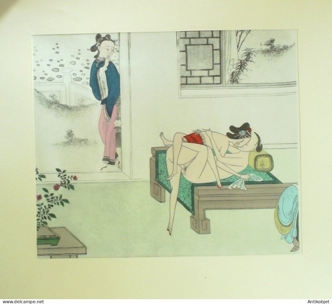 Estampe Chinoise scène érotique 8