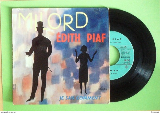 Piaf Edith 45T SP Milord 1959