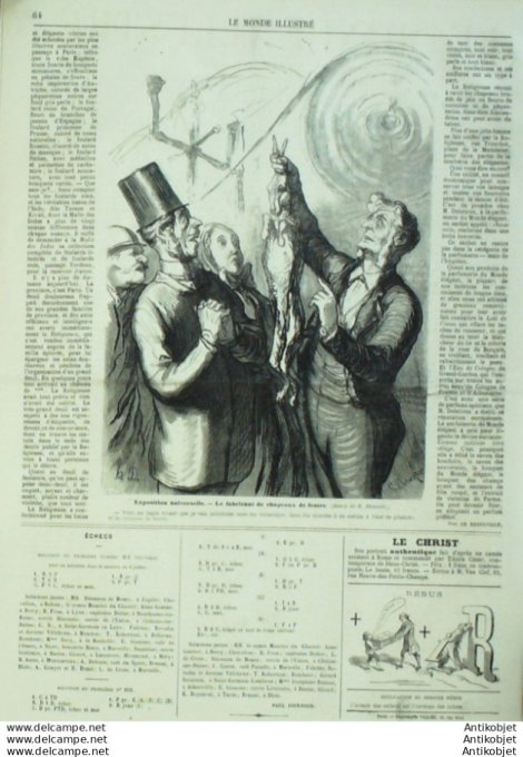 Le Monde illustré 1867 n°537 Pays Bas Hanovre Peaux Rouges Soudan Tombouktou Chatou (78)