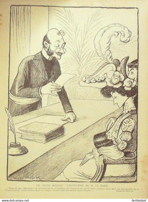 Le Rire 1902-02- 8 # 379 Journal humoristique Ed.Originale Galipettes