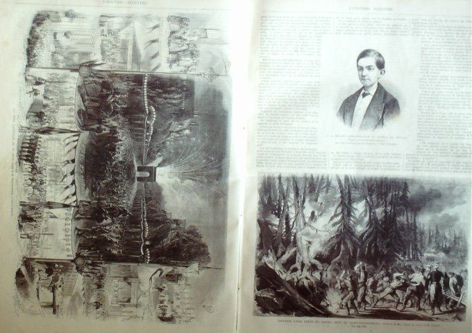 L'Univers illustré 1868 # 710 Madagascar Allemagne Constance Italie Pompéi Grenade Alhambra