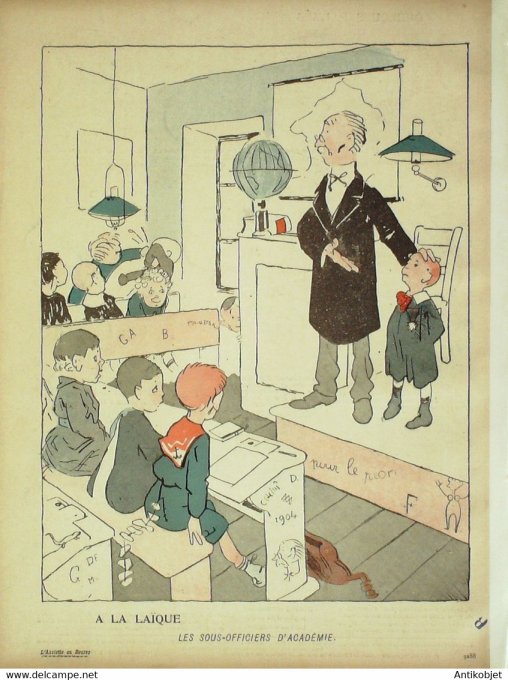 L'Assiette au beurre 1905 # 198 Les palmes Florès Sohlol Gottlob