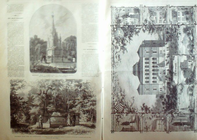L'Univers illustré 1868 # 711 Pays-Bas Posen Allemagne Langensalza Weimar Japon Hiogo