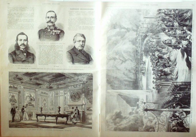 L'Univers illustré 1868 # 711 Pays-Bas Posen Allemagne Langensalza Weimar Japon Hiogo