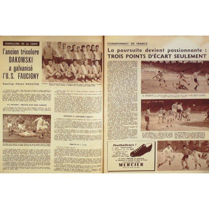 Miroir Sprint 1960 #  711 18 Jan Duvillard Domenech Lenoir Kolev Hoevenaers Fore Demu