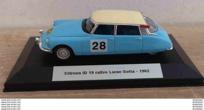 Citroen ID 19 rallye Sofia-Liege 1962