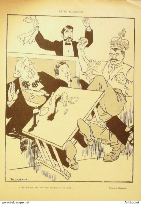 Le Rire 1909-12-11 # 358 Journal humoristique Ed.Originale Onoto porte-plume reservoir