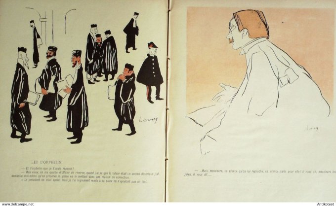 L'Assiette au beurre 1903 # 126 L'appareil defense accusation jury Launay
