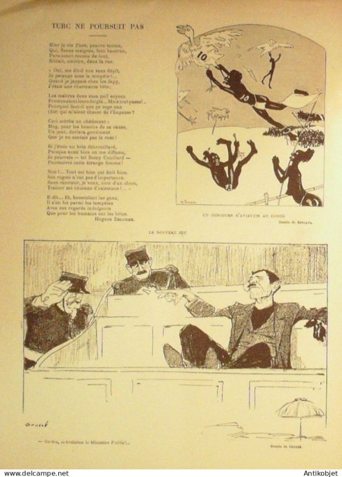 Le Rire 1909-12-11 # 358 Journal humoristique Ed.Originale Onoto porte-plume reservoir