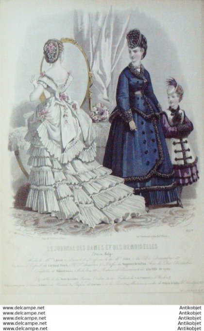 Journal des Dames Demoiselles 1870 # 950 (Maison Herts)