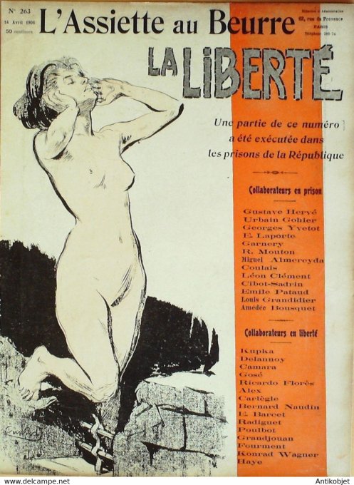 L'Assiette au beurre 1906 n°263 La Liberté Kupka Poulbot Wagner Florès