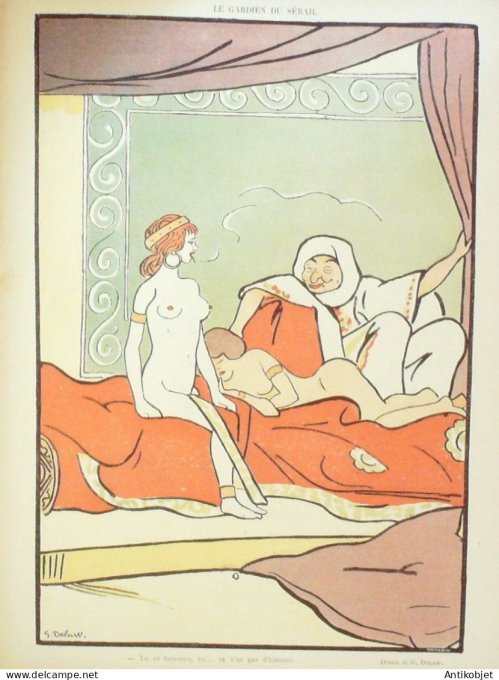 Le Rire 1904-08-27 #  82 Journal humoristique Ed.Originale Gardien du Serail