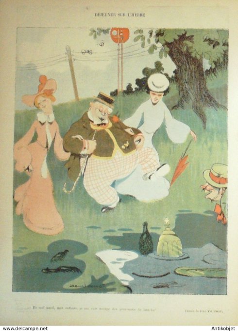 Le Rire 1904-08-27 #  82 Journal humoristique Ed.Originale Gardien du Serail