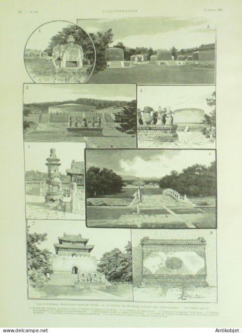 L'illustration 1901 n°3033 Toulon (83) Nice (06) Chine Si-Ling Tao Kouang Kia-King Sénégal