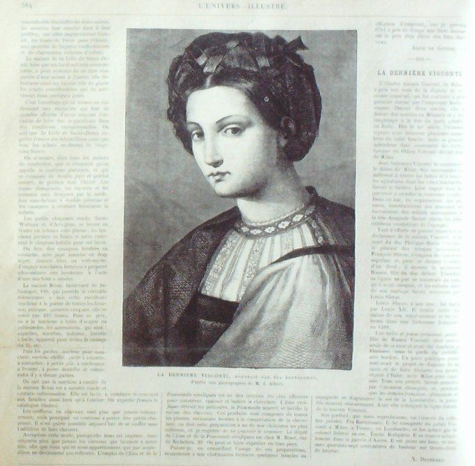 L'Univers illustré 1868 # 713 Inde Lucnow Durbar Italie ComeHongrie Pesth 