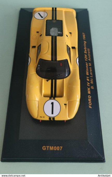 Ford MK IV # 1 Winner 12H Sebring Le Mans 1967 GTM007 IXO 1/43