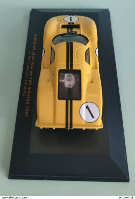 Ford MK IV # 1 Winner 12H Sebring Le Mans 1967 GTM007 IXO 1/43
