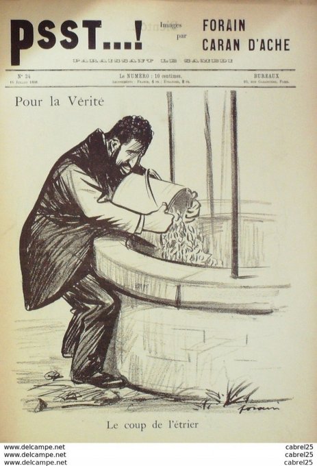 PSST 1898 n°24-Caran d'Ache,Forain-CONCERT SYMPHONIQUE