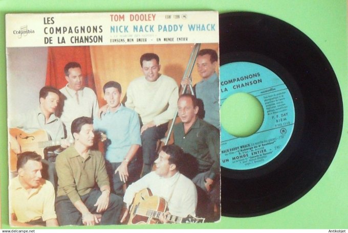 Les Compagnons de la chanson 45T EP Tom Dooley 1959