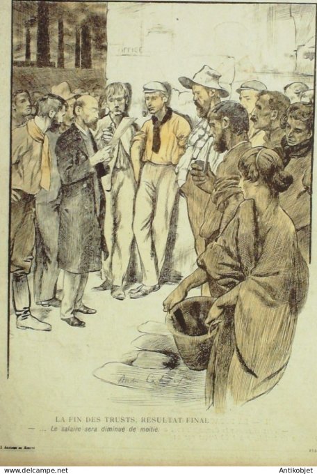 L'Assiette au beurre 1903 # 139 Les Trusts Cahard Andre