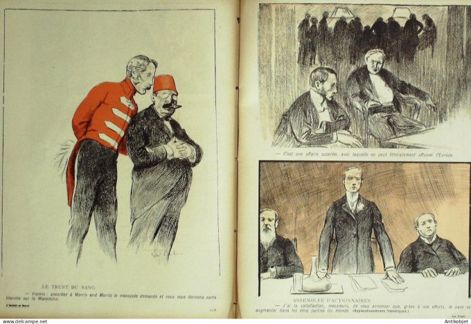 L'Assiette au beurre 1903 # 139 Les Trusts Cahard Andre