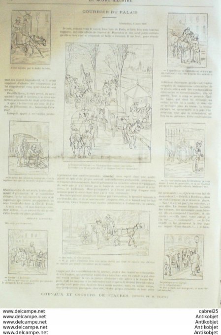 Le Monde illustré 1868 n°622 Le Havre (76) Lerida Belgique Bruxelles Brest (29)