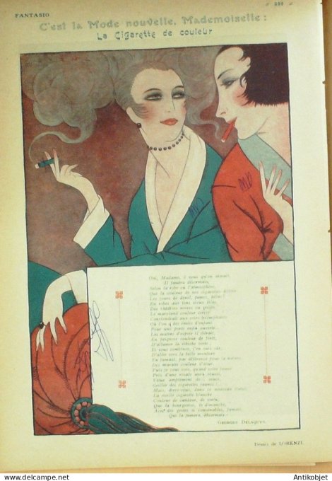 Fantasio 337 1921 Royer Ranson Lorenzi Milliere Gesmar Vallee