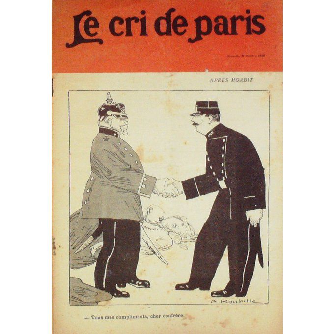 Le Cri de Paris 1910 n° 715 ROUBILLE BECQUE CORNEVILLE DON QUICHOTTE BAVAROIS