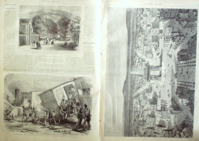 L'Univers illustré 1868 # 715 Pérou Arequipa Buckingham Transylvanie Suisse Zurich Bagnères-Luchon