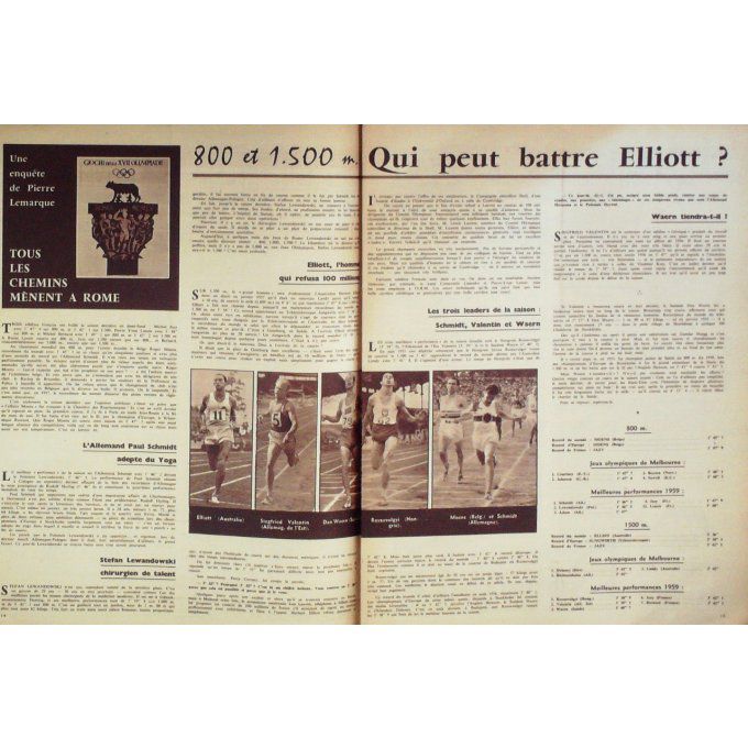 Miroir Sprint 1960 n° 715 15/2 DOUGLAS SETE ET LE RACING GARDANNE ANQUETIL RIVIERE