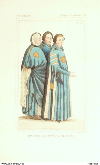 Chevalier de l'ordre de l'écu d'or 15ème 1852