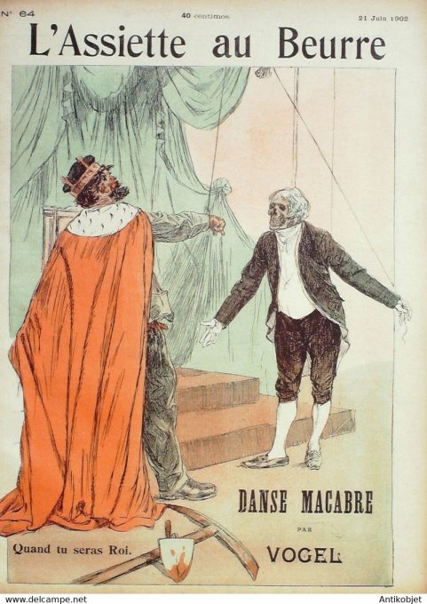 L'Assiette au beurre 1902 n° 64 Dance macabre Vogel