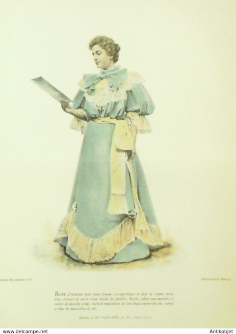 La Mode pratique 1894 # 23 Robe mousseline