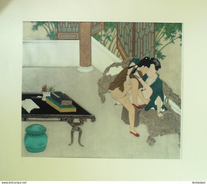 Estampe Chinoise scène érotique 9