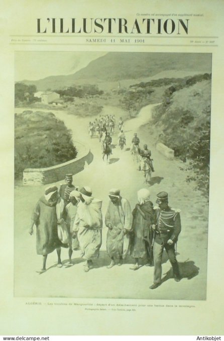 L'illustration 1901 n°3037 Algérie Margueritte Millanah Mont Ventoux (84) Chine Tsing-Tau Corancez (