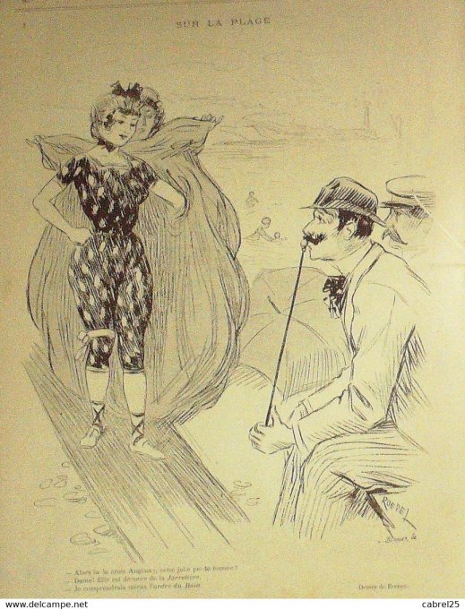Le Rire 1895 n° 46 Métivet Radiguet Rabier Léandre Roedel Godefroy  Eloy Vincent Delaw