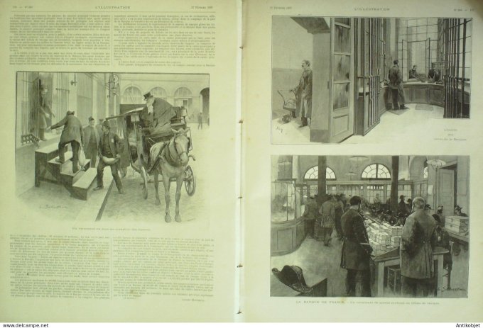 L'illustration 1897 n°2818 Abyssinie Harrar Ras Makonnen Crète Platania Mongolie Djoungar Banque de 