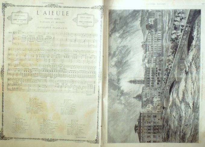 L'Univers illustré 1868 # 716 Metz (57) Rome Campo-Santo Nvle-Zélande Teramakau Wanganui Florence